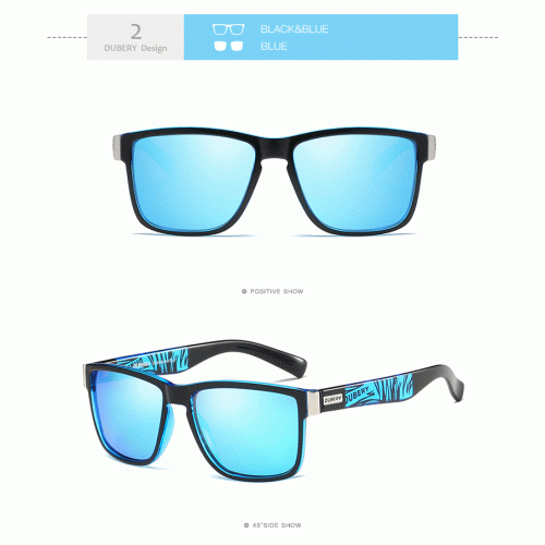 1 DUBERY SUNGLASSES s02 black/blue